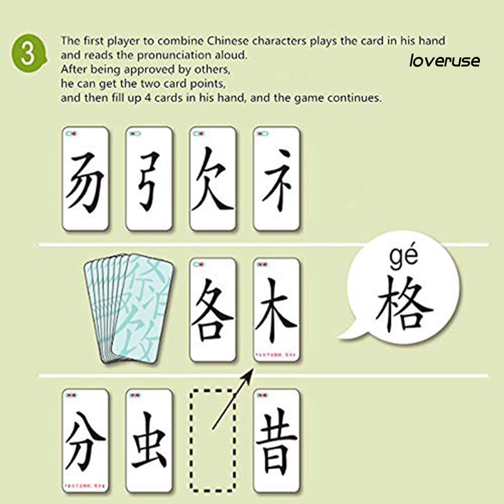 Bộ 120 Thẻ Bài Ma Thuật Cho Bé Học Chữ Tiếng Trung