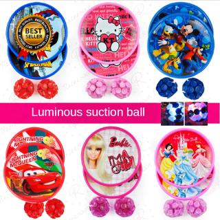 Disney kids throwing toy cartoon sucker ball sticky target ball set Outdoor Fun Sport Games Educational Novelty Toys Gifts