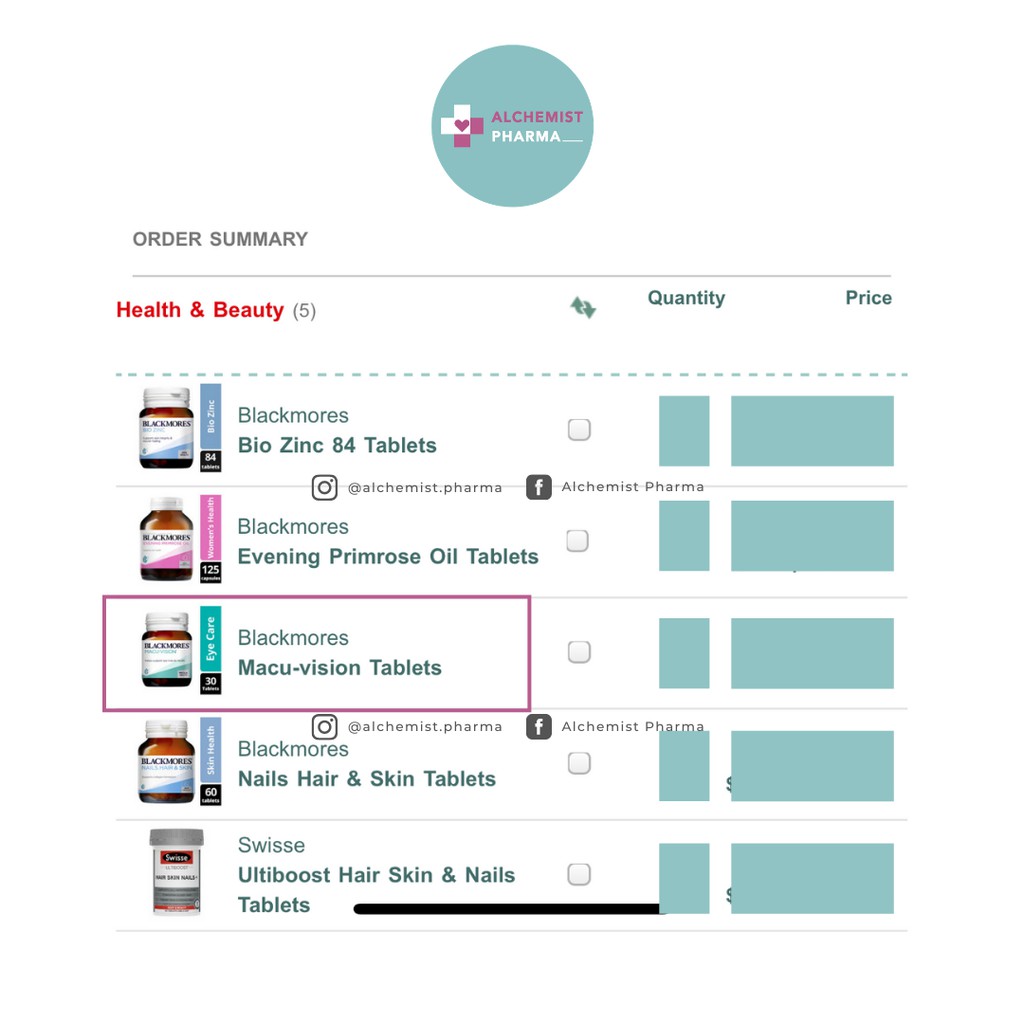 VIÊN UỐNG BỔ MẮT BLACKMORES MACU-VISION ÚC 30 VIÊN | Thế Giới Skin Care