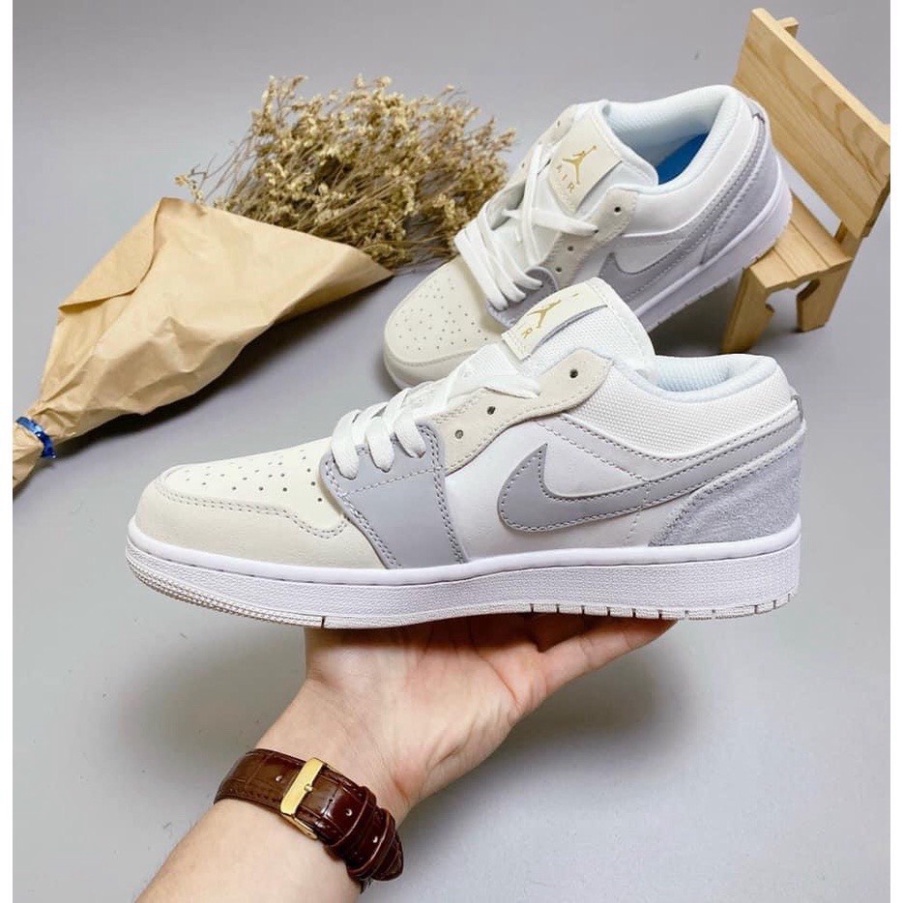 [FREE SHIP] giày thể thao nam,nữ jd cổ thấp xám trắng siêu hót hè 2021 | BigBuy360 - bigbuy360.vn