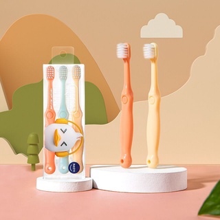 3 Bàn chải đánh răng dành cho bé 2-5T chủ đề hoạt hình silicon