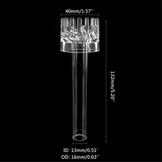 đầu lọc váng xoáy bằng acrylic - hút bụi mặt nước cho bể thủy sinh