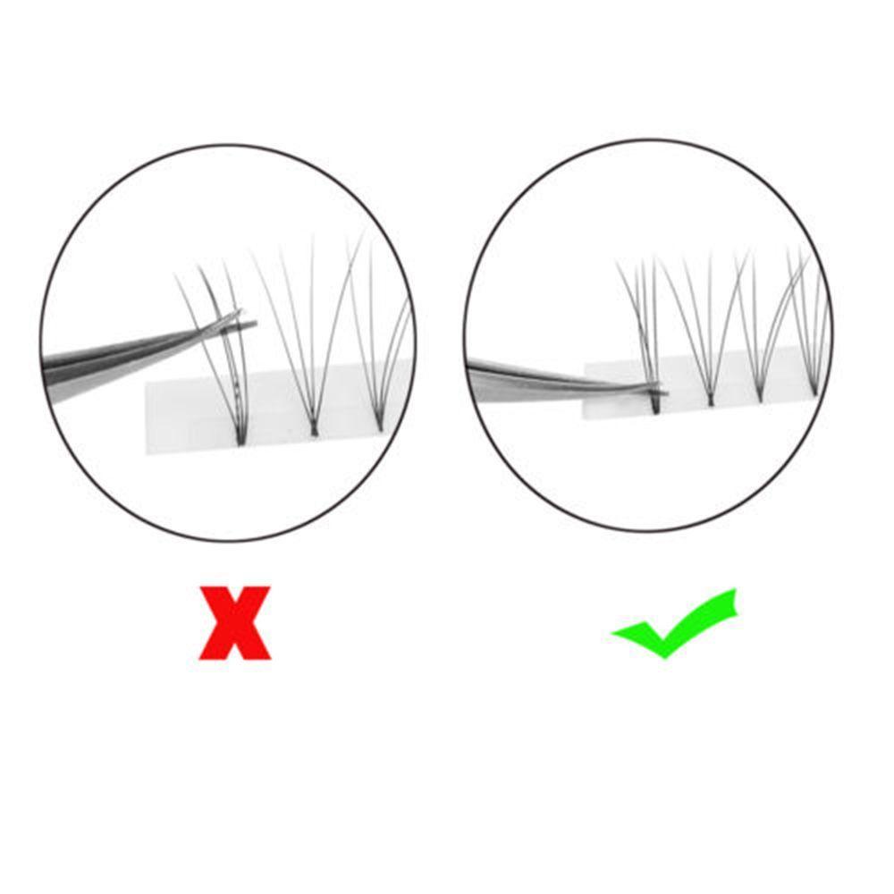 OCEANMAP Lông Mi Giả 5 Đường Nối Dài Hình Quạt Hỗn Hợp