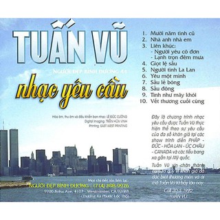 đĩa cd nhạc tuấn vũ 1
