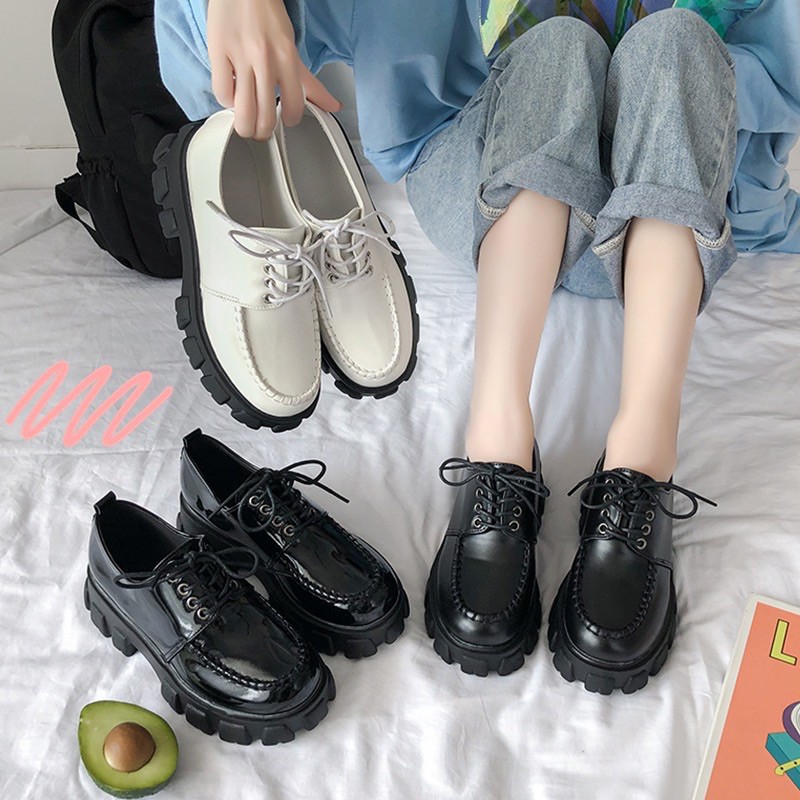 CÓ SẴN GIÀY  OXFORD ULLZANG KHÂU VIỀN LOẠI 1( Kèm ảnh thật)