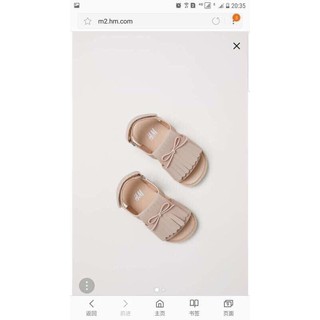 Sandal tua rua be HM 0-4Y (có ảnh thật)