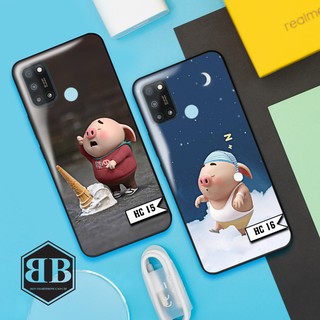 Ốp lưng kính cường lực Realme 7i hình ảnh đa sắc màu