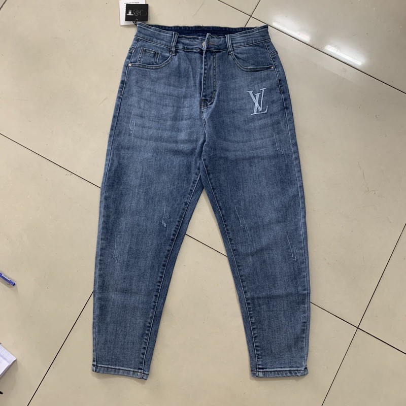 quần jean baggy thêu bigsize 63-88kg co dãn 4 chiều