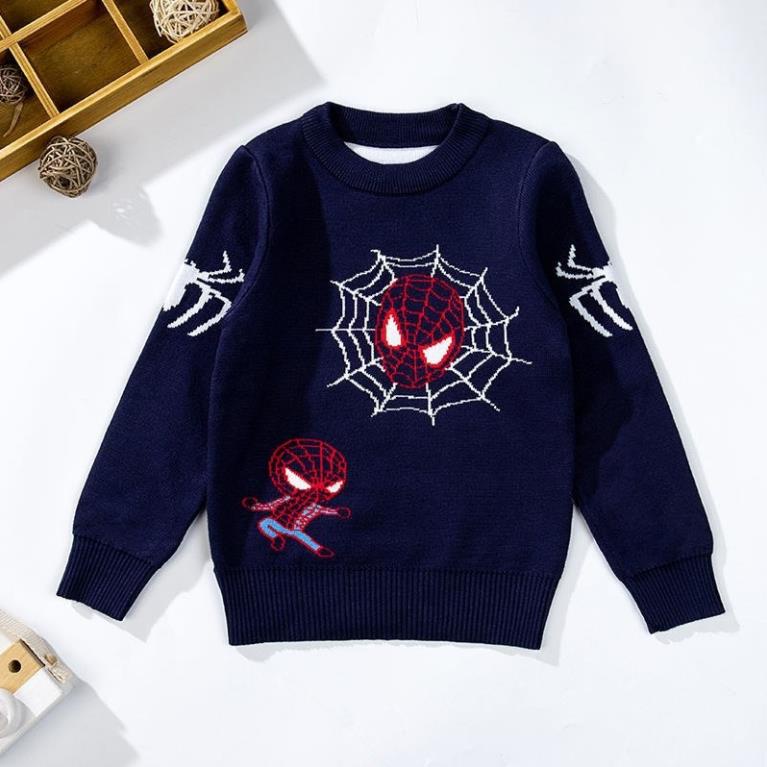 Áo len bé trai mập ☑️ áo ấm  size đại 5 6 7 8 tuổi 25kg 30kg 35kg 40kg