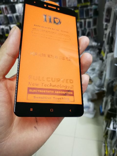 CƯỜNG LỰC 6D REDMI NOTE 4X / NOTE 4 625 FREESHIP Từ 50k FULL MÀN VIỀN MỎNG ĐEN ( TẶNG KEO MÉP GIẤY LẤY BỤI )