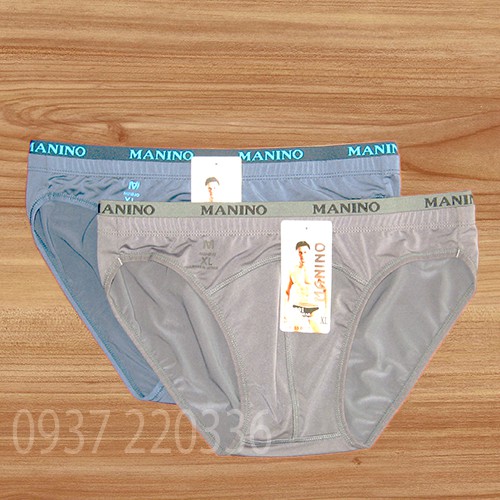 Bộ 5 quần lót nam thun lạnh 4 chiều cao cấp - quần sịp lưng 2 tầng - Manino 301