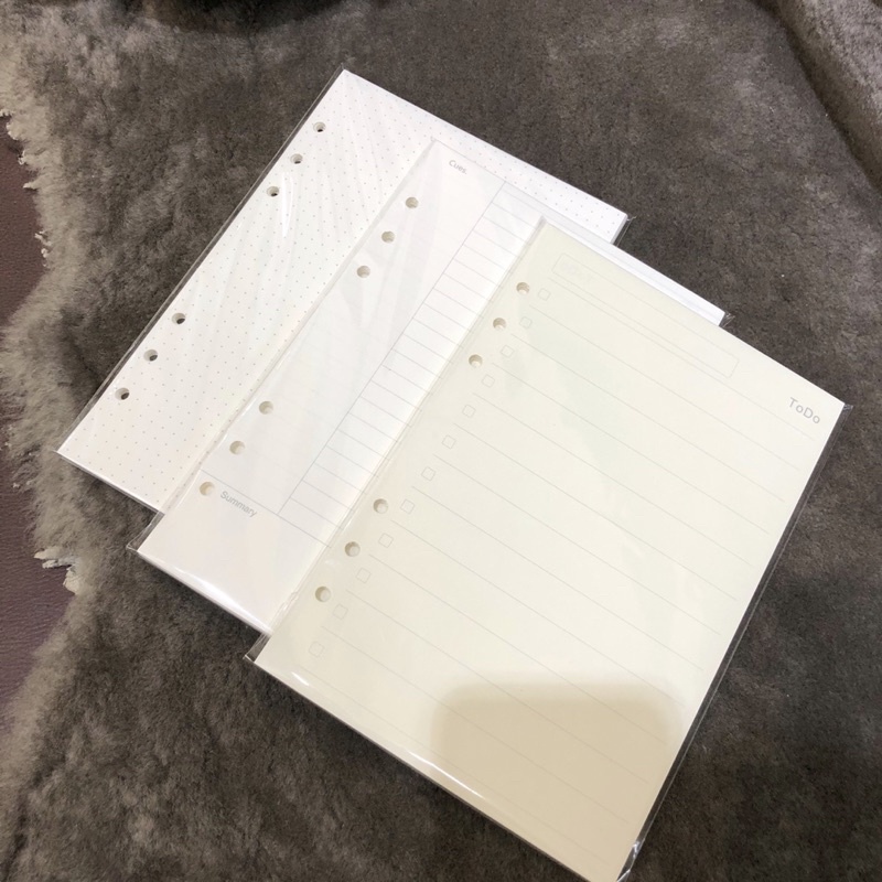 Lõi giấy Sổ Gáy Còng A5, A6 100gsm