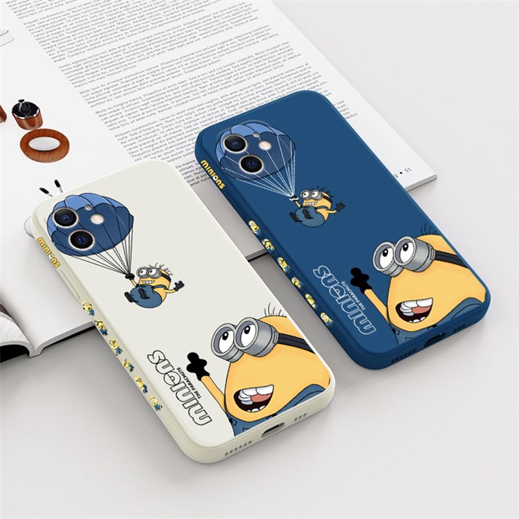 Ốp Điện Thoại TPU Dẻo Họa Tiết Hoạt Hình Minion Dễ Thương Cho iPhone 14 Pro Max 14 / Plus