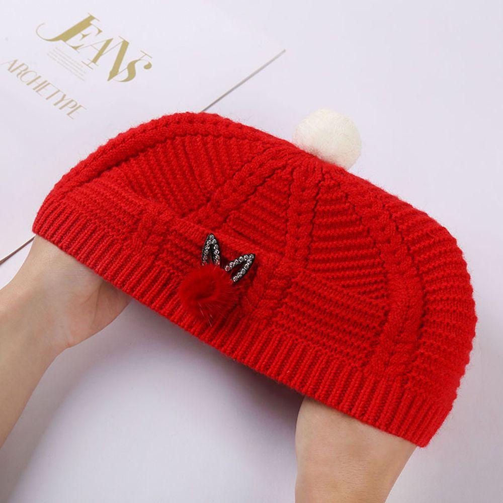 NEXTVN Mũ Beret Màu Trơn Thoáng Khí Phong Cách Vintage Thời Trang Cho Nữ