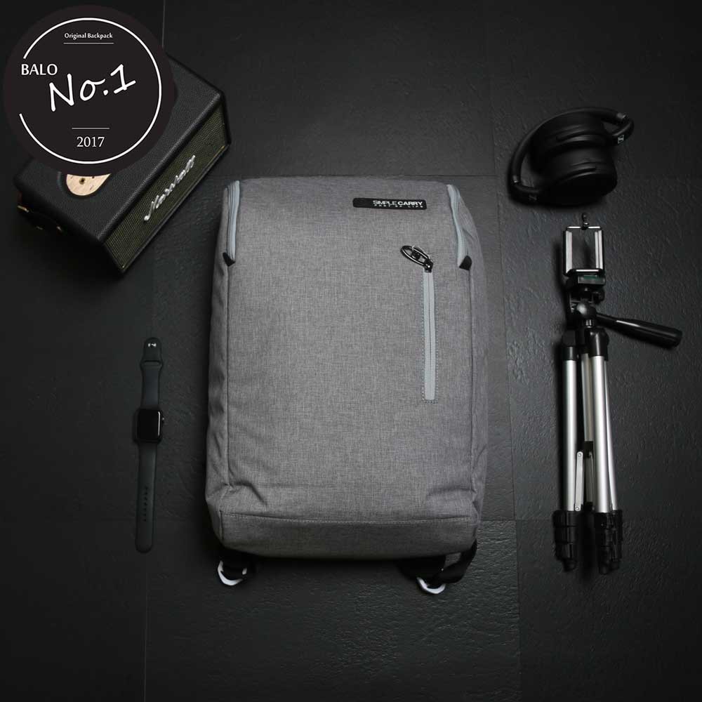 Balo Thời Trang Cao Cấp Simple Carry K3 Grey