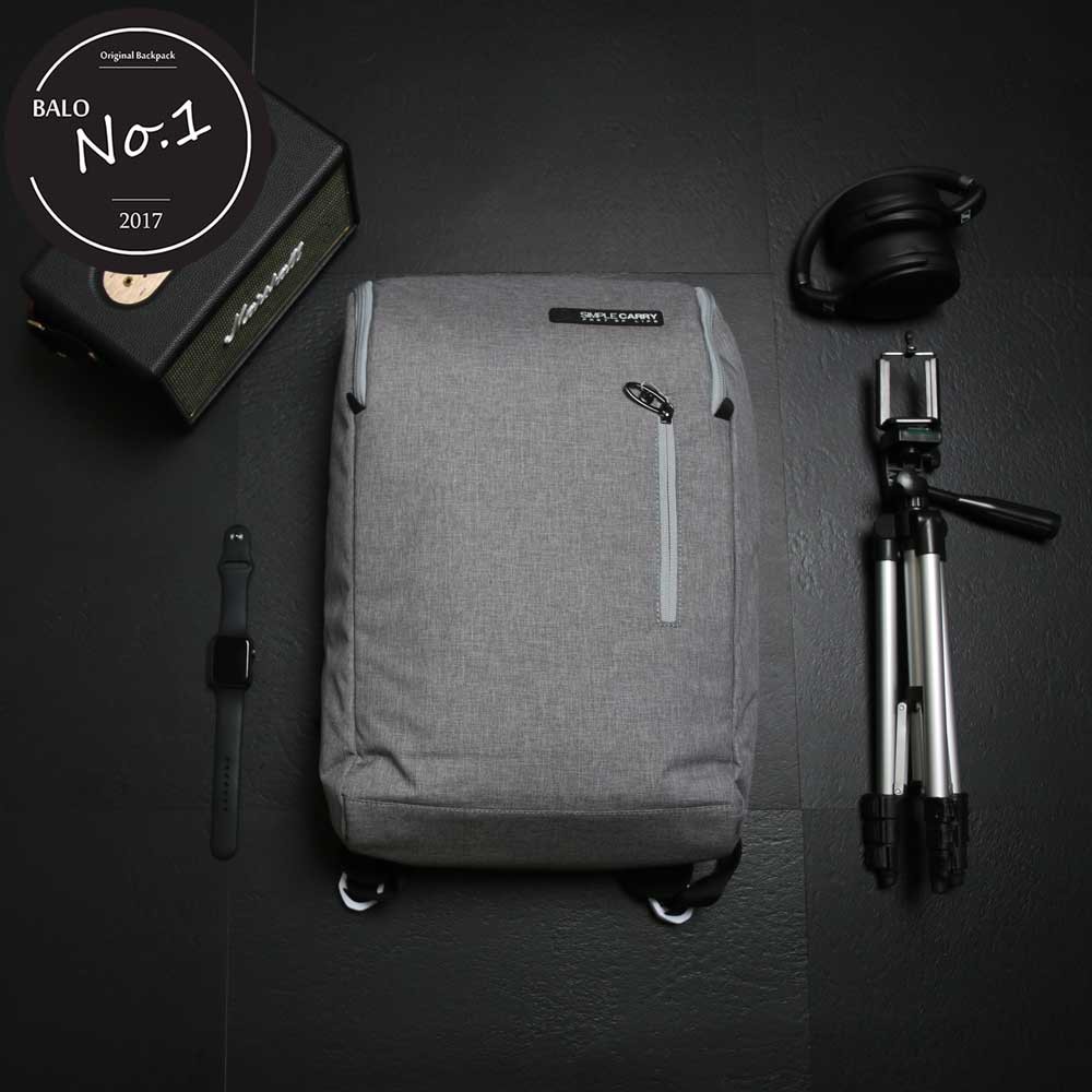 Balo Thời Trang Cao Cấp Simple Carry K3 D.Grey