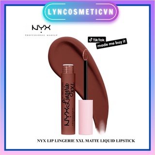 Son kem lỳ mịn môi NYX LIP LINGERIE XXL MATTE LIQUID LIPSTICK