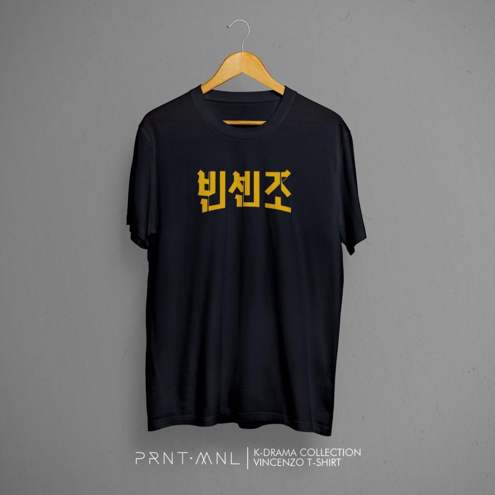 NEW Áo thun Korean Drama Collection KDrama Vincenzo Hangul Song Joong Ki T-Shirt