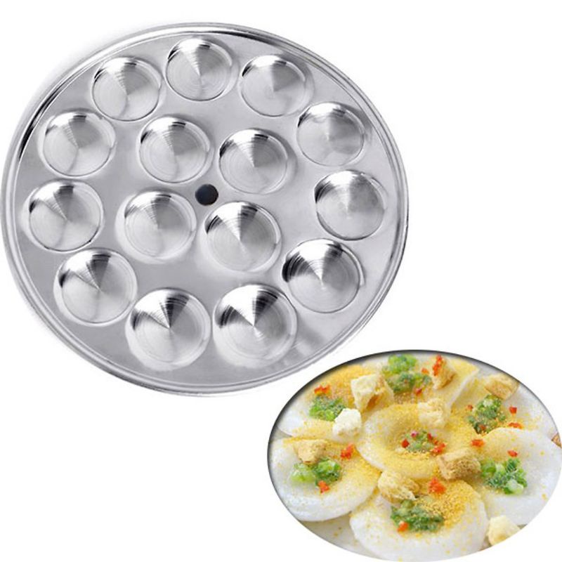 Khuôn bánh bèo size lớn 32cm inox