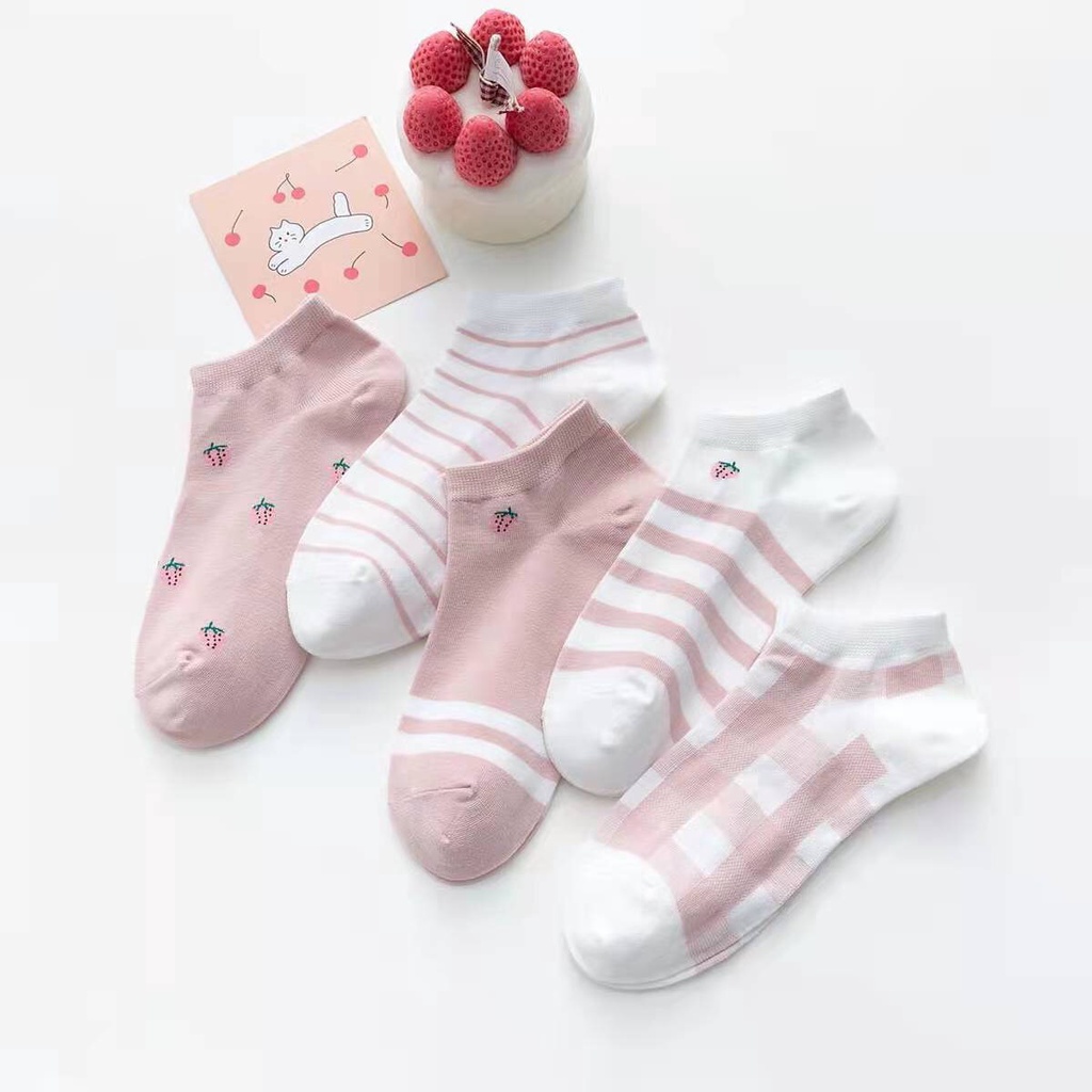 Set 5 đôi vớ tất thu đông cho các mom, hàng quảng châu chất đẹp giá xả hàng