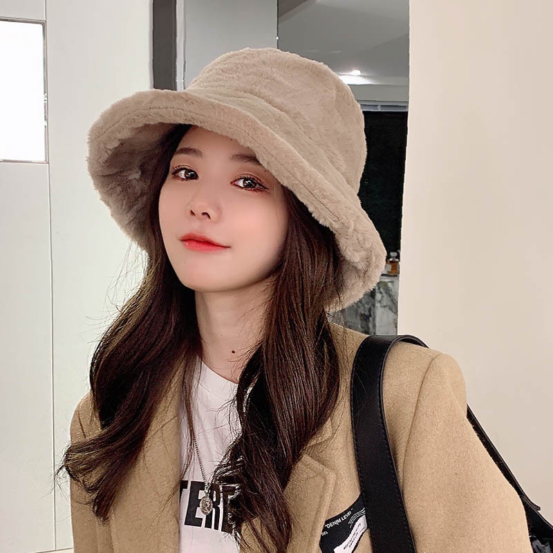 Nón Tai Bèo Giả Lông Thỏ Màu Sắc Dễ Phối Đồ