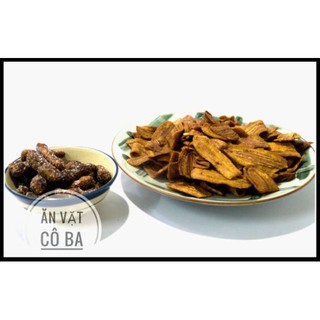 COMBO 500GR ME LÀO XỐC MUỐI ỚT + 500GR CHUỐI SẤY KHÔNG ĐƯỜNG