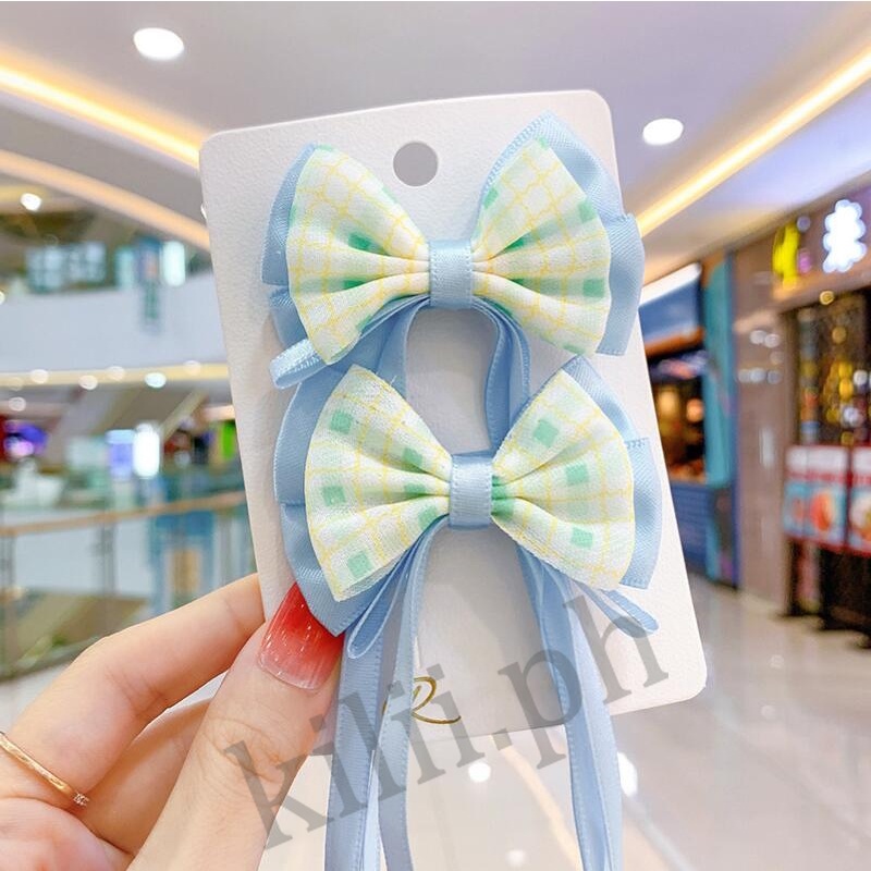 Kẹp Tóc Nơ Ruy Băng Dễ Thương Cho Bé Gái