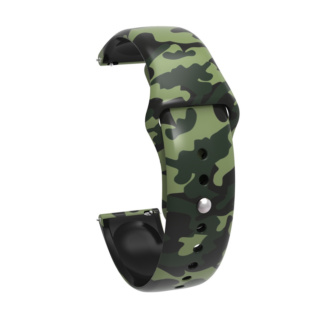Dây đeo silicon mềm họa tiết rằn ri cho đồng hồ thông minh Huami Amazfit GTS 2e GTS2 mini GTS3