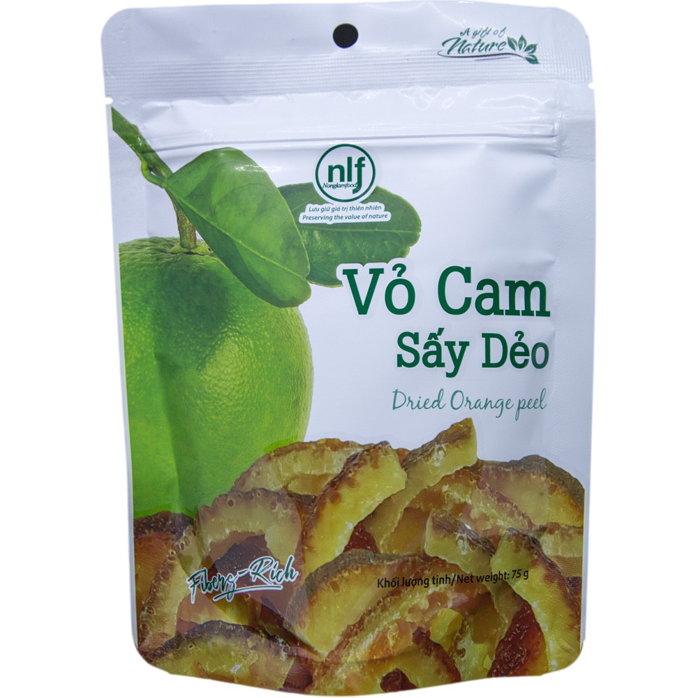 VỎ CAM SẤY DẺO 75G