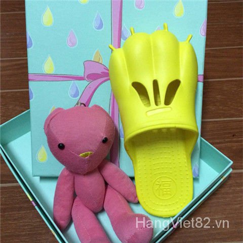 Dép đi trong nhà/ đi biển hình bàn chân mèo nhiều họa tiết và màu sắc độc đáo