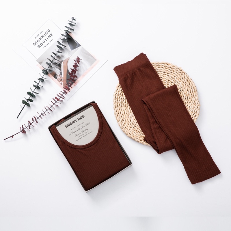 (FULL BOX) Bộ len tăm giữ nhiệt cao cấp,co dãn 4 chiều,chất len mềm mại,ấm áp,tôn dáng cơ thể-KOVY❤️STORE | BigBuy360 - bigbuy360.vn