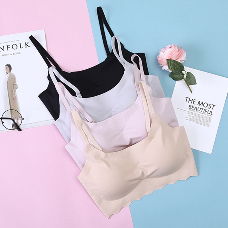 Ultra Áo Ngực Không Đường May Siêu Mỏng Không Đường May Có Đệm Nâng Ngực Thoải Mái Và Quyến Rũ Thích Hợp Cho Phụ Nữ