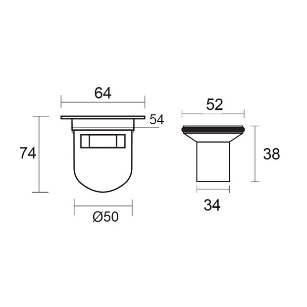 Phụ kiện thoát sàn chống mùi FD103-2U