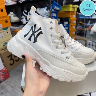 GIÀY SNEAKER M.L.B CHUNKY HIGH FULL WHITE NY ĐẾ CAO