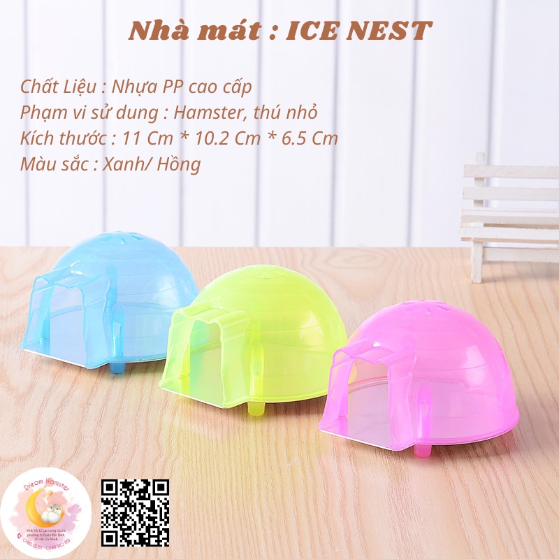 Nhà ngủ làm mát cho Hamster (11*10.2*7cm)