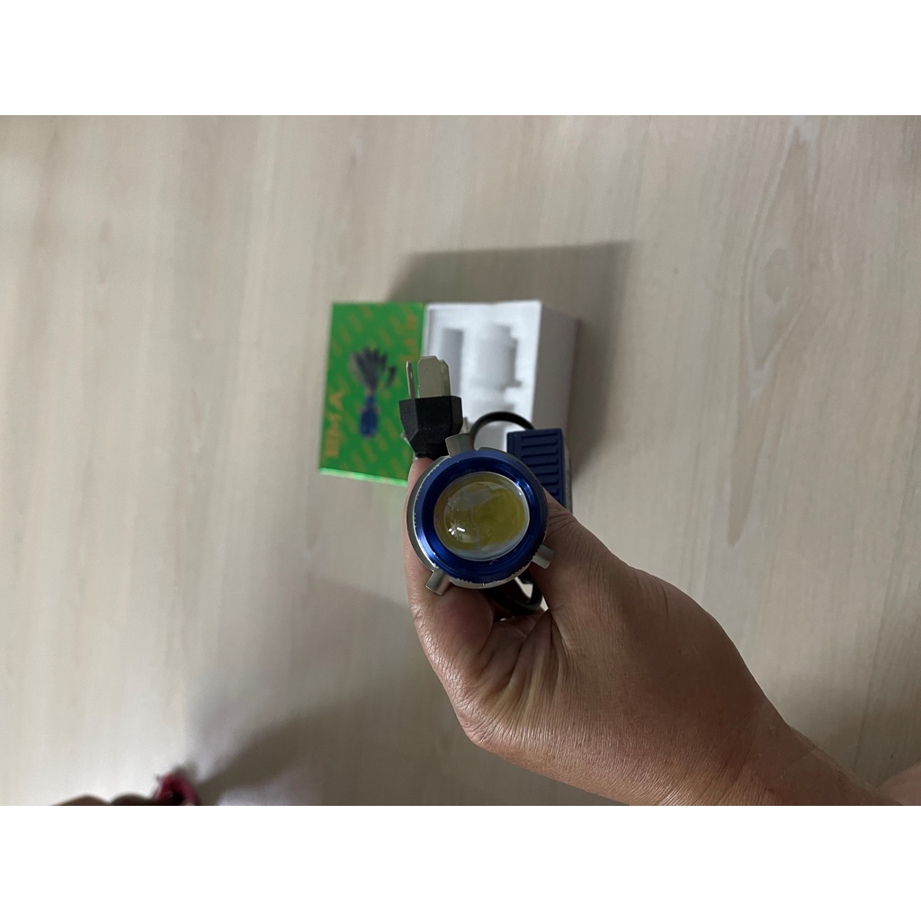 New 2022 - Bi cầu Led chân H4 chính hãng BMA - Ánh sáng trắng 6000 kelvin