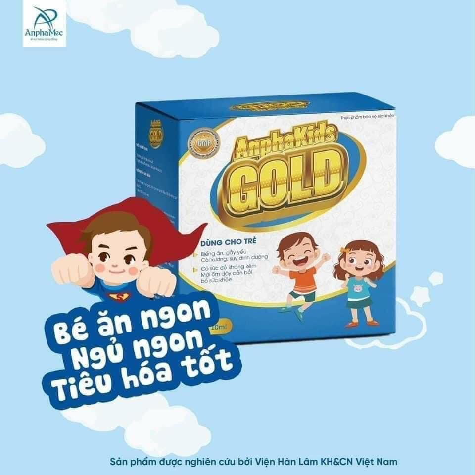 Tăng Đề kháng Anphakids Gold hết biếng ăn