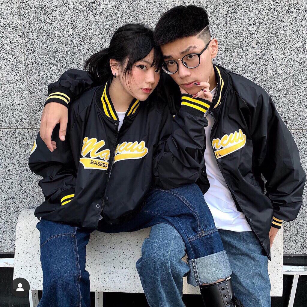 &lt; FREESHIP &gt; Áo khoác dù bóng chày bomber nam nữ form đẹp bao chất (ko giống hình hoàn tiền)