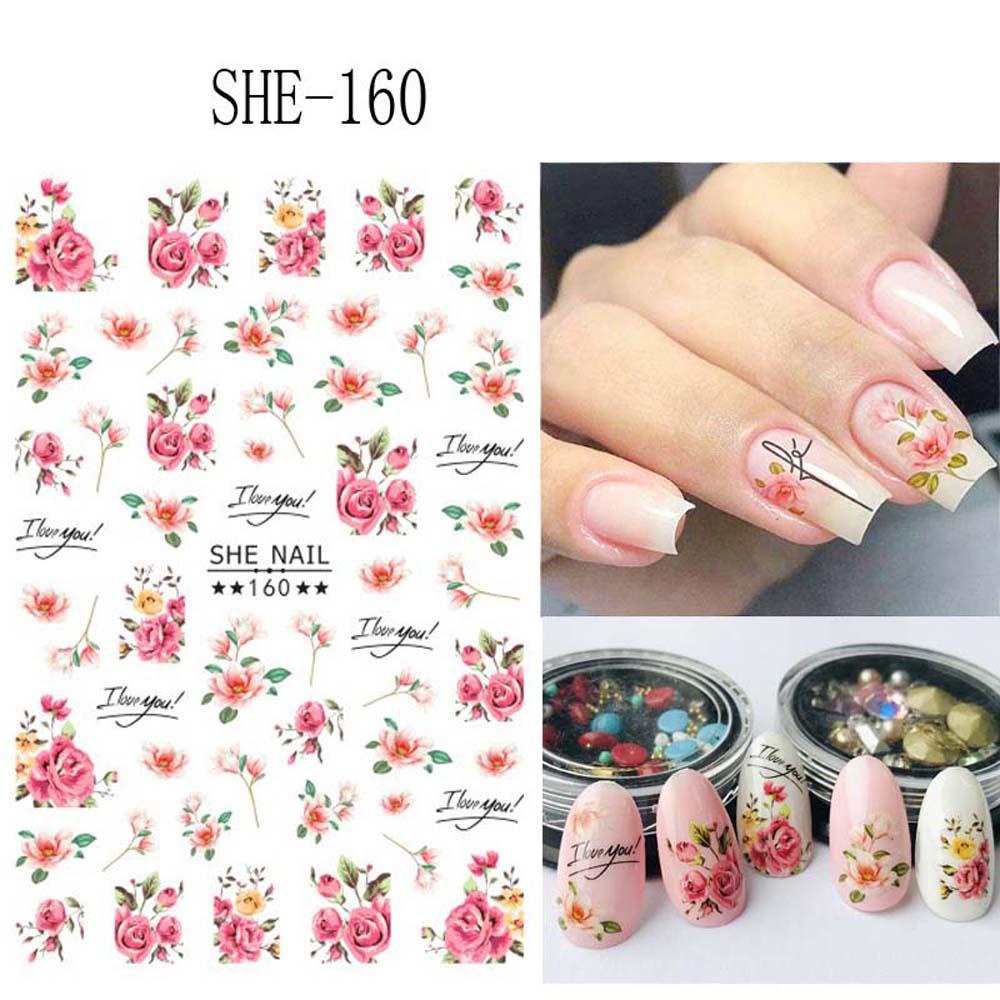 Miếng Dán Trang Trí Móng Tay Hình Hoa Cúc Nhỏ Xinh DIY