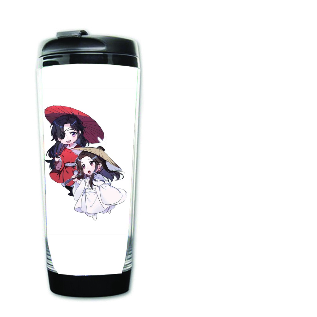 Bình nước in hình THIÊN QUAN TỨ PHÚC anime chibi dễ thương tiện lợi