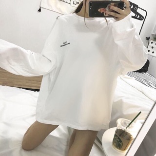 Áo thun dài tay form rộng