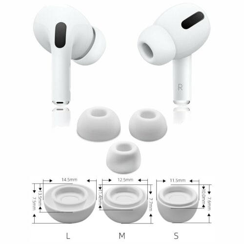 Bộ 3 cặp mút bọc tai nghe bằng silicon chuyên dụng thay thế cho tai