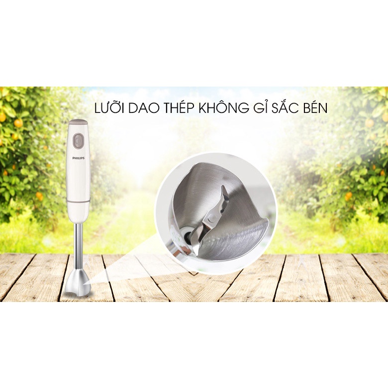 HR1607 - Máy xay cầm tay Philips HR1607 550W - Hàng chính hãng - Smart House