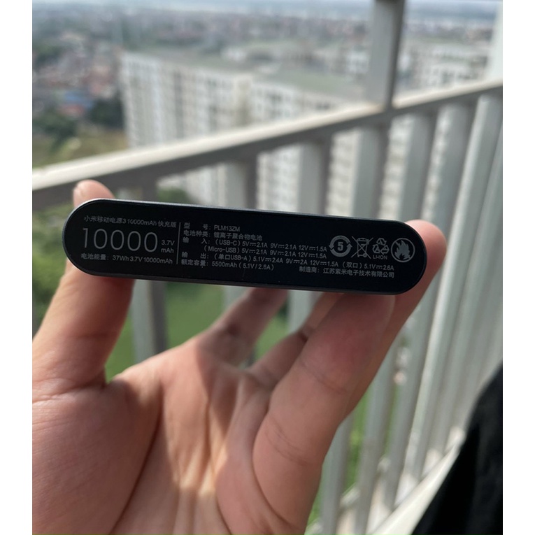 Sạc Dự Phòng Xiaomi Gen 3 Dung Lượng 10000 Mah / Pin Sạc Dự Phòng Xiaomi  2 Cổng Sạc Chính Hãng - Bảo Hành 6 Tháng