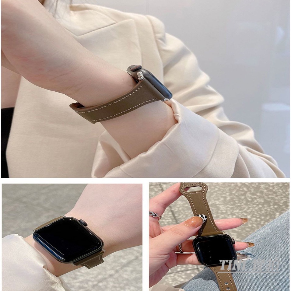 Dây đeo thay thế cho đồng hồ thông minh Apple Watch iWatch 7/6/5/4/3/SE 45mm/40mm/42mm/38mm/41mm/44mm