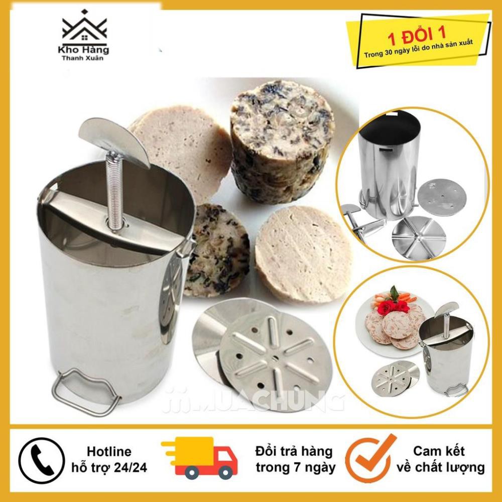 Khuôn Làm Giò, Bộ Khuôn Làm Giò Lụa, Giò Mỡ, Chả Bằng Inox Tại Nhà Siêu Tiện Dụng, Hợp Kim Inox Chống Gỉ