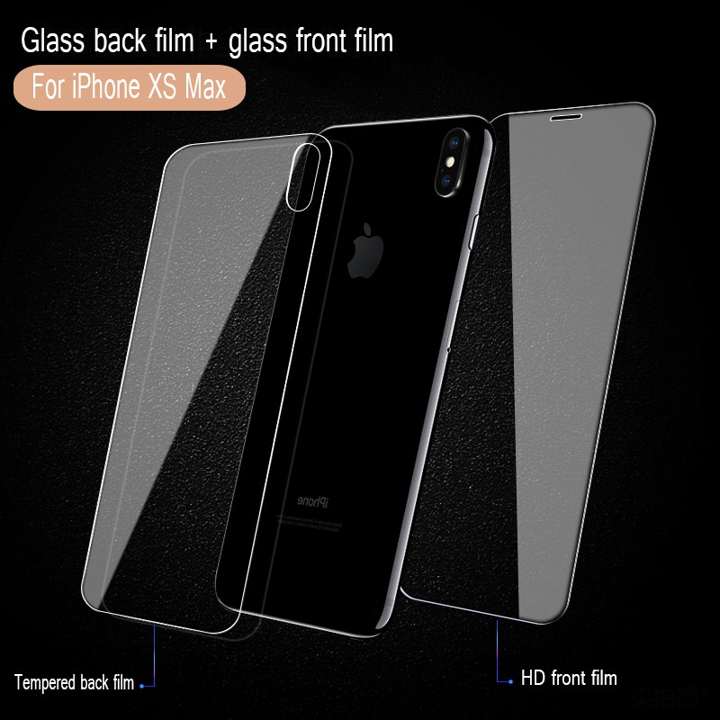 For iPhone 14 Pro max  Kính Cường Lực Bảo Vệ Mặt Trước Và Sau Điện Thoại Cho Iphone 12 Pro max 7 Plus X Xs Max Xr 11 11 Pro Max 8 6s Plus