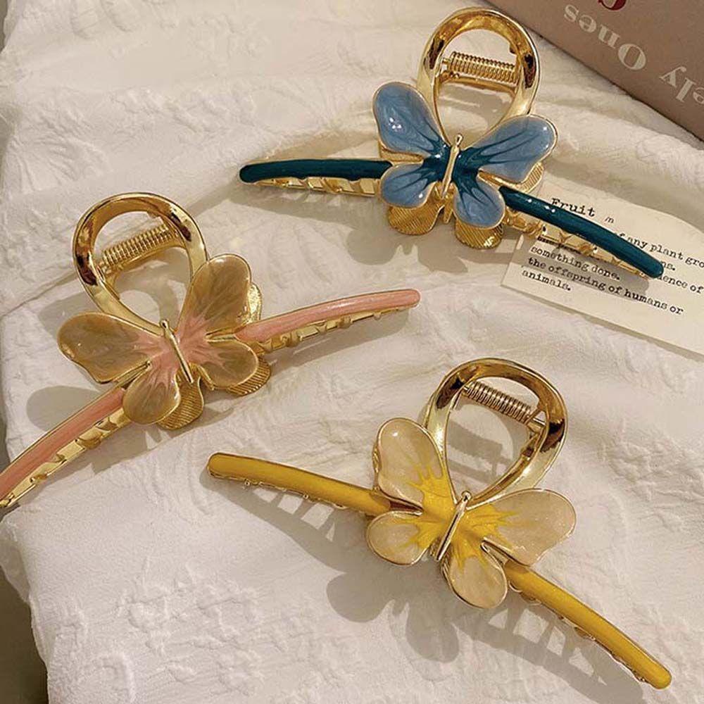 Kẹp Tóc Bướm / Cá Mập Màu Sắc Sặc Sỡ