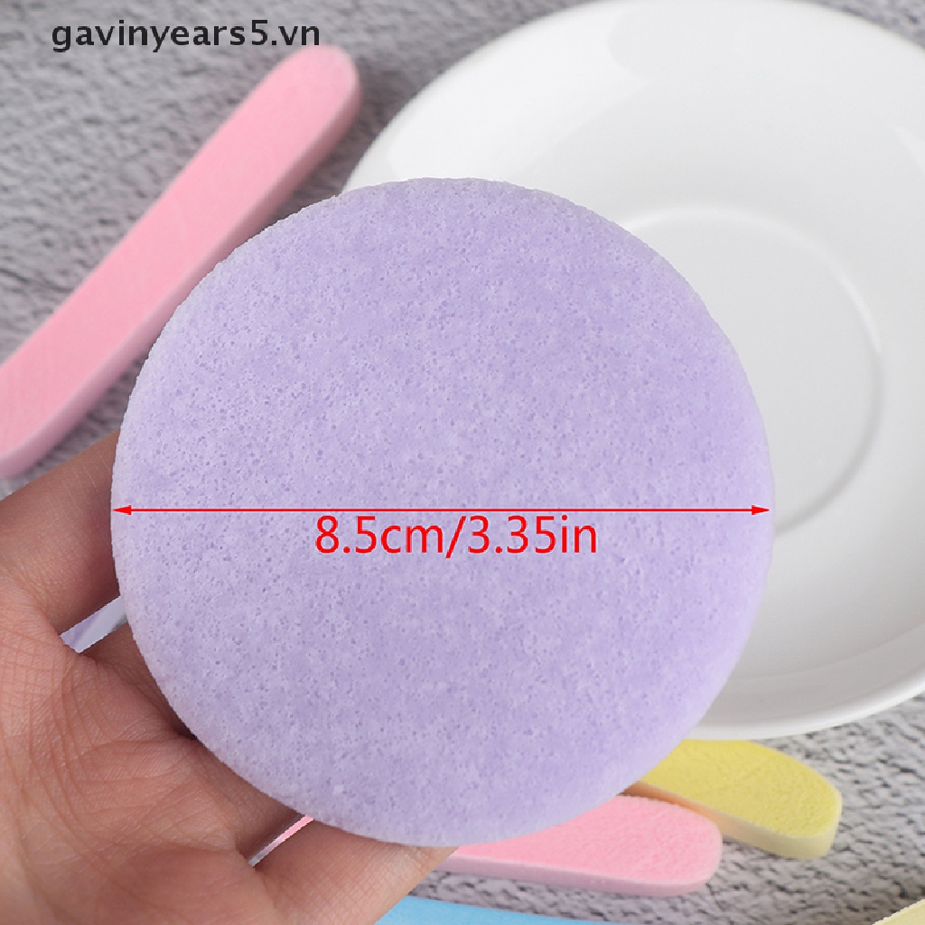 [Hàng mới về] Set 12 mút rửa mặt dạng nén tiện dụng