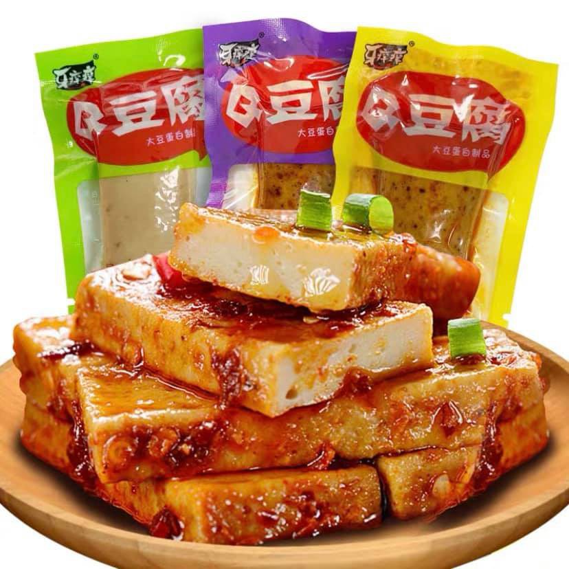 Đậu hũ giòn cay Tứ Xuyên -TVCFOOD đồ ăn vặt Trung Quốc